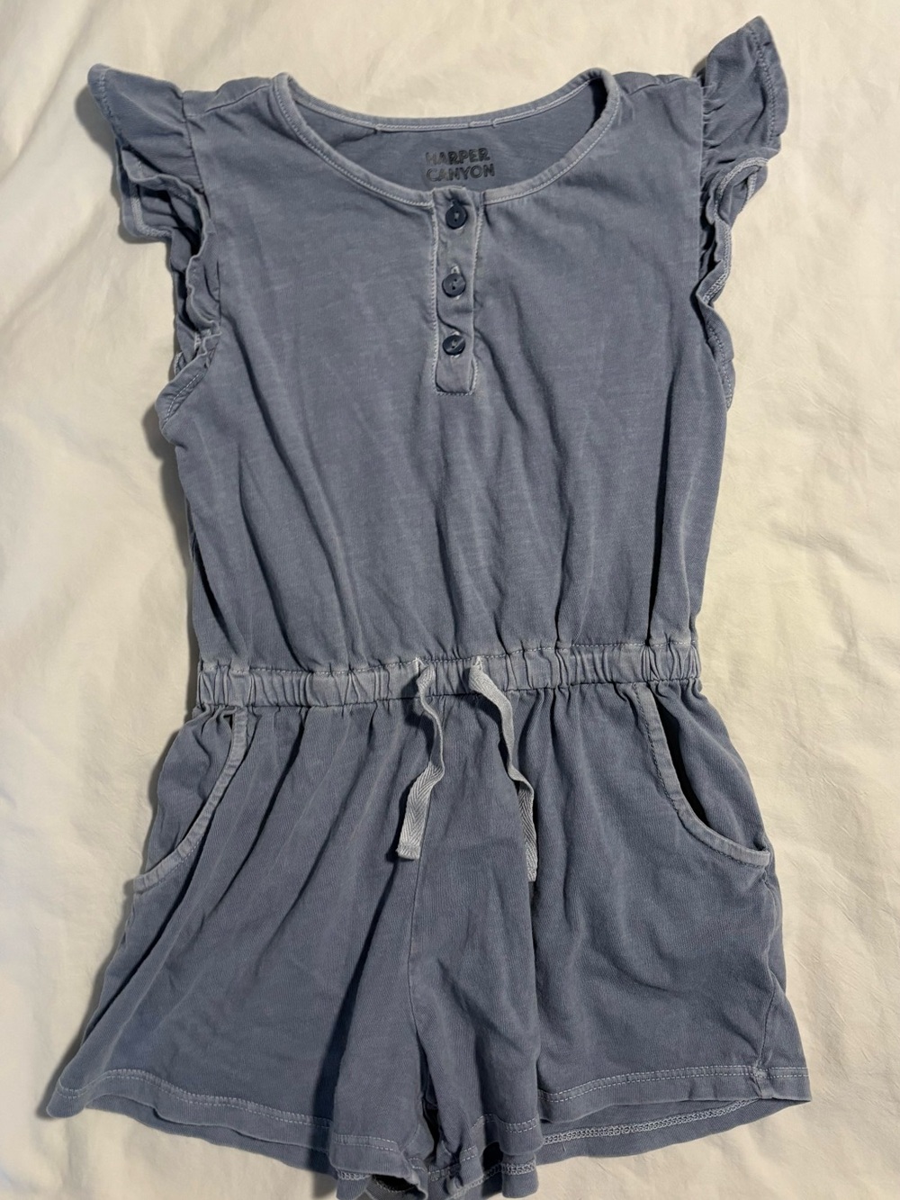 Harper Canyon Blue Romper Size 6